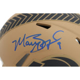 Matt Stafford Signed LA Rams Eclipse Mini Helmet 23 Salute FAN 46056
