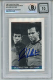 William Shatner Signed 1967 Leaf Star Trek #34 10 auto Card Slab BAS 57106