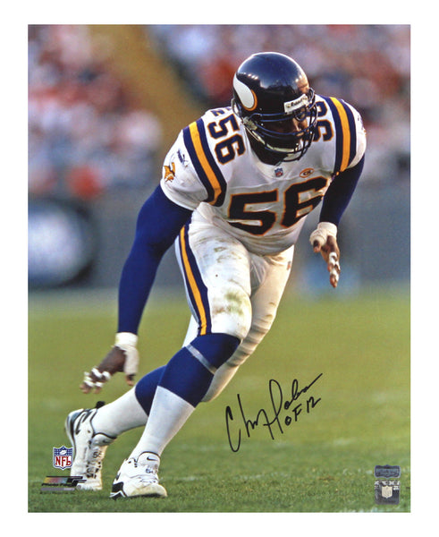 Chris Doleman Signed Minnesota Vikings 16x20 NFL Photo with HOF Inscription