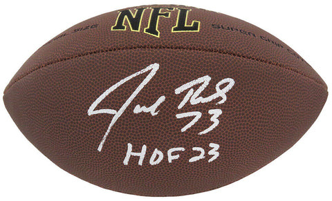 Joe Thomas Signed Wilson Super Grip Full Size NFL Football w/HOF'23 - (SS COA)