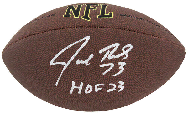Joe Thomas Signed Wilson Super Grip Full Size NFL Football w/HOF'23 - (SS COA)