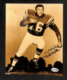Fred Miller Signed/Autographed 8x10 Photo Rams JSA 214283