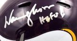 Warren Moss Autographed Minnesota Vikings 83-01 Speed Mini Helmet-Beckett W Holo