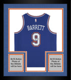 Frmd RJ Barrett New York Knicks Signed Jordan Brand Blue Icon Swingman Jersey
