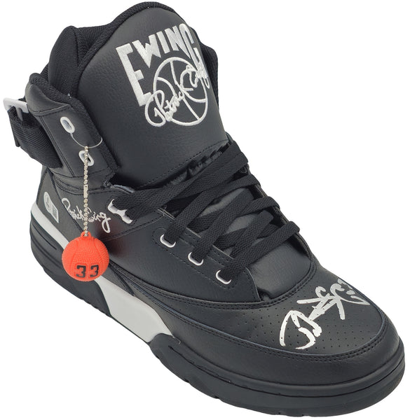 PATRICK EWING AUTOGRAPHED ATHLETICS 33 HI RIGHT SHOE KNICKS 13 BECKETT 236552