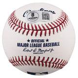 Rangers Dane Dunning Authentic Signed OML Baseball Autographed BAS #BP33067