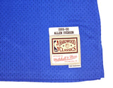 76ERS ALLEN IVERSON AUTOGRAPHED BLUE AUTHENTIC M&N 1999-00 HWC JERSEY XL BECKETT