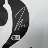 Framed Autographed/Signed Michel Salgado 35x39 Real Madrid Jersey BAS COA