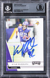 Vikings Kyle Rudolph Authentic Signed 2020 Playoff #153 Card BAS Slabbed