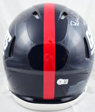 Parcells Taylor Signed Giants F/S 81-99 Speed Authentic Helmet w/HOF-Beckett W