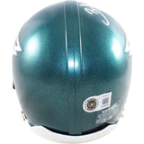 Brian Dawkins Signed Philadelphia Eagles Mini Helmet HOF Beckett Witness 58584