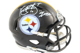 Kordell Stewart Autographed Pittsburgh Steelers Mini Helmet Slash Beckett 52794