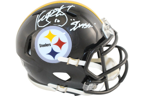 Kordell Stewart Autographed Pittsburgh Steelers Mini Helmet Slash Beckett 52794