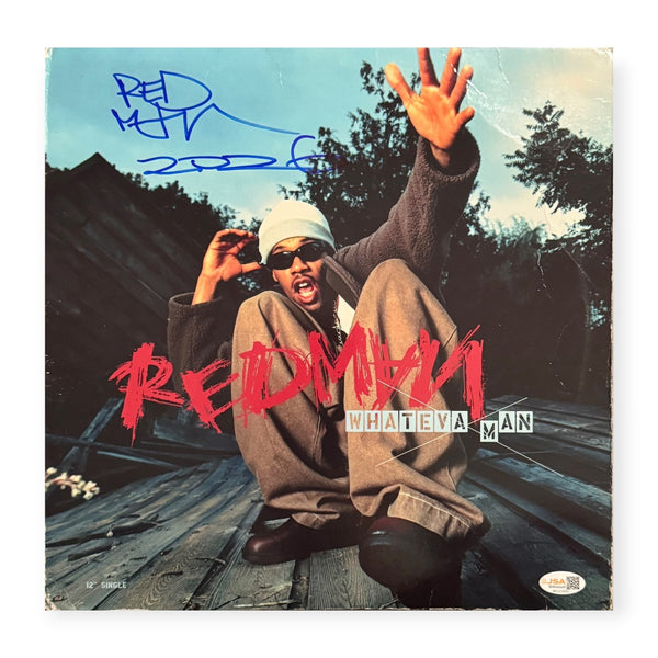 Redman Signed Autographed Vinyl Cover w/ 2026 Inscription JSA