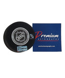 Denis Savard Signed 1992-1993 Canadiens Stanley Cup Champions Logo Hockey Puck