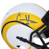 COOPER KUPP Autographed Rams Lunar Eclipse Mini Speed Helmet FANATICS