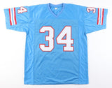 Earl Campbell Signed Houston Oilers Jersey / 5xPro Bowl Running Back (PSA)