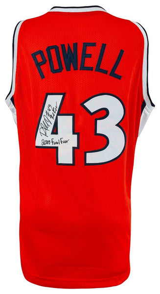 Roger Powell Jr. Signed Orange Custom Basketball Jersey w/2-INSC - (SS COA)