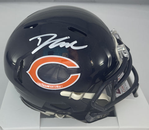 Bears Running Back D'ANDRE SWIFT Signed Riddell Speed Mini Helmet - JSA