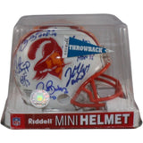 Lee Roy Selmon +4 Tampa Bay Buccaneers Signed 75-96 Mini Helmet Beckett 57282