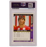 Sergio Aguero Signed 2007 Las Fichas De La Liga #264 - PSA 10 Autograph