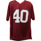 Von Miller Autographed/Signed College Style Red Jersey Beckett Witness 54741