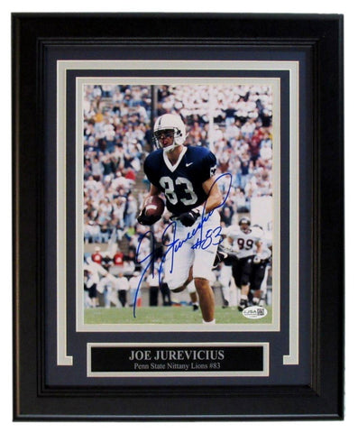 Joe Jurevicius Penn State Signed/Autographed 8x10 Photo Framed JSA 209219