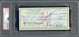 Bill Russell Autographed Signed 3x6 Check Boston Celtics PSA/DNA #84496890