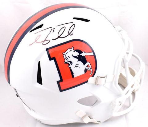 Tim Tebow Autographed Denver Broncos F/S Alternate Speed Helmet-Beckett W Holo