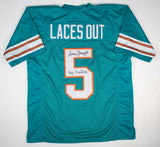 Sean Young Signed Laces Out Jersey Insc "Ray Finkle" (JSA) Ace Ventura/ Dolphins