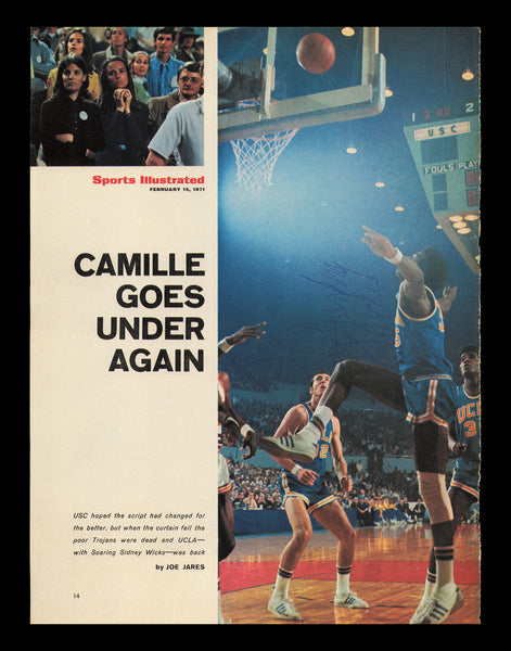 Sidney Wicks Autographed Signed 8x11 Magazine Photo UCLA SKU #238090