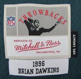 Brian Dawkins Signed Eagles Mitchell & Ness Green Football Jersey PSA/DNA 190725