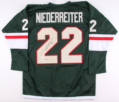 Nino Niederreiter Signed Wild Jersey (Beckett) Playing career 2009-present