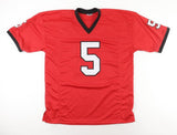 Garrison Hearst Signed Georgia Bulldogs Jersey Inscribed "Sec Poy" (PSA) 49er RB