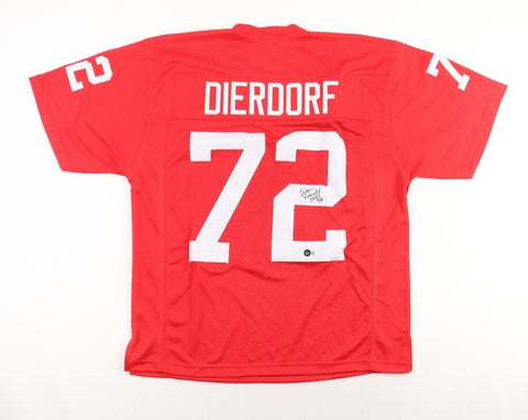 Dan Dierdorf Signed St Louis Cardinal Jersey "HOF 96" (Beckett) 6xPro Bowl OLine