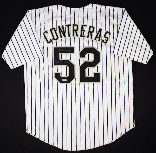 Jose Contreras Signed Chicago White Sox Pinstriped Home Jersey (PSA COA)