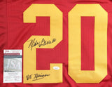 Mike Garrett Signed USC Trojans Jersey Inscribed "''65 Heisman" (JSA COA) KC /RB