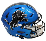 Barry Sanders Signed Detroit Lions Speed Flex Authentic Alternate 24 NFL Helmet