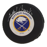 Gilbert Perreault Signed Buffalo Sabres Logo Hockey Puck (Beckett) 512 NHL Goals