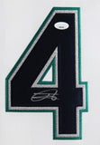 Mariners Julio Rodriguez Authentic Signed White Nike Framed Jersey JSA