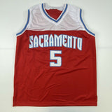 Autographed/Signed DE'AARON FOX Sacramento Red City Jersey Beckett BAS COA