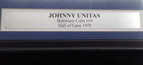 Johnny Unitas Autographed Signed Framed 16x20 Photo Colts Beckett BAS #A20734