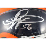 Al Wilson Autographed Denver Broncos Mini Helmet VSR4 TB Auth Beckett 52864