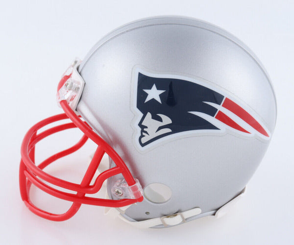 1 6 scale patriots football helmet Kayshon Boutte Signed New England Speed Full-Size Replica Foo RSA Includes interior padding and a 4 Patriots Riddell NFL Pocket