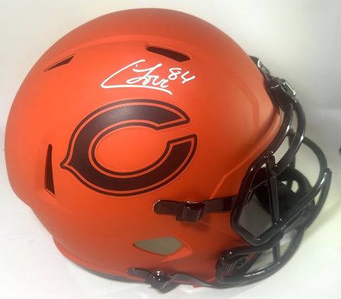 Bears COLTSON LOVELAND Signed Full Size RAVE Replica Speed Helmet AUTO - BAS