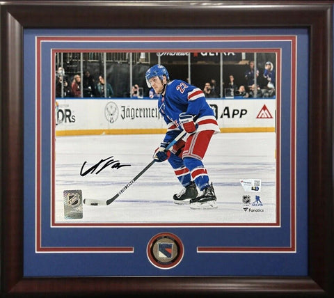 Adam Fox Signed 8x10 Photo Framed NY Rangers Mint Autograph Fanatics COA