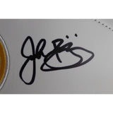 John Riggins Autographed Washington Redskins Logo Football Beckett Witness 49314