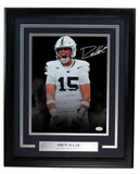 Drew Allar Signed/Autographed 11x14 Photo Penn State Framed JSA 200017