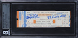Magic Johnson 82 Finals MVP Signed 1982 Game 6 Ticket EX-MT 7 Auto 10 BAS Slab 1