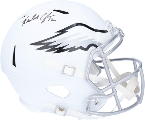 Randall Cunningham Eagles Signed Flat White Alt Revolution Rep Helmet